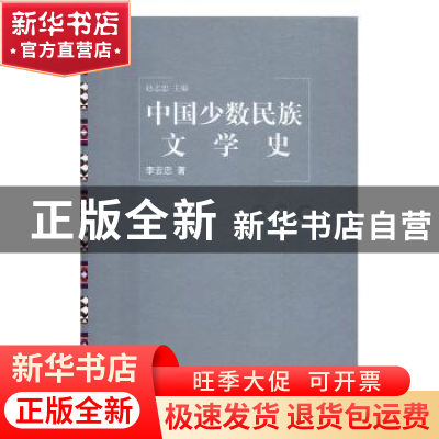 正版 中国少数民族文学史:小说卷 赵志忠主编 人民文学出版社 97