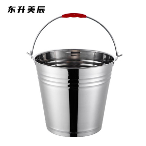 东升美辰 不锈钢提水桶加厚10L无盖 DS-ZP113 个