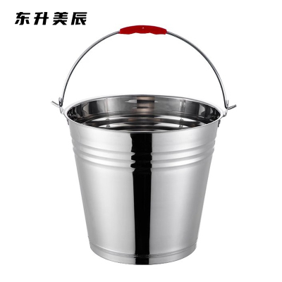 东升美辰 不锈钢提水桶加厚10L无盖 DS-ZP113 个
