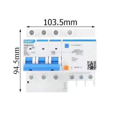 正泰空气开关 63A 3P加漏保