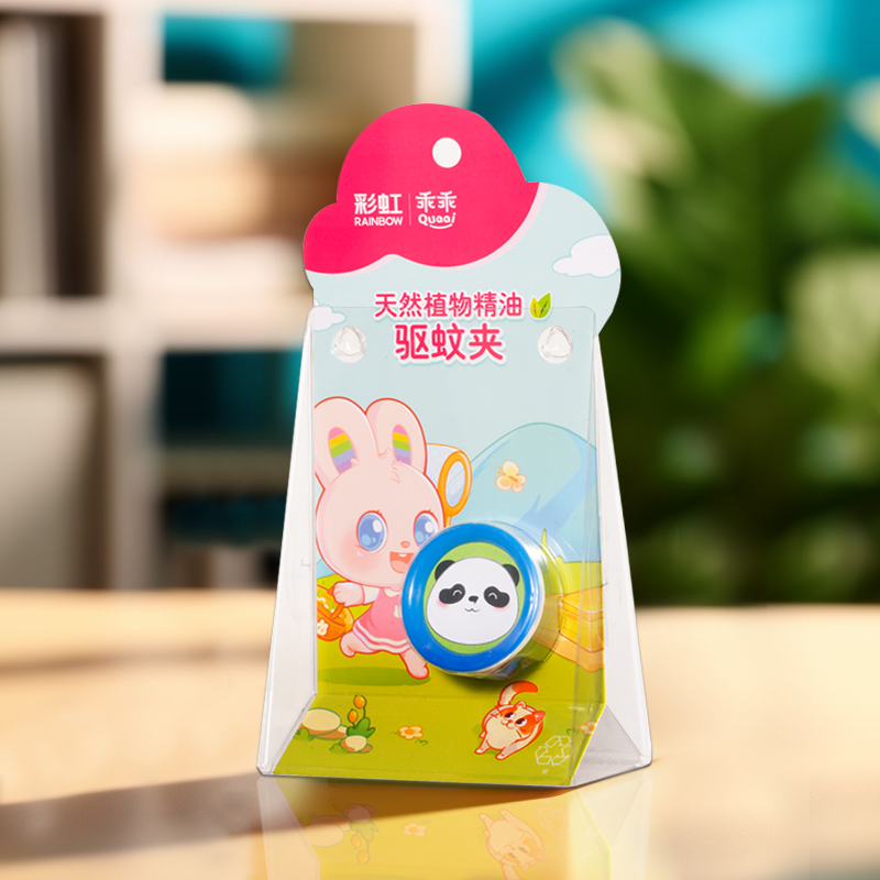 彩虹乖乖植物精油驱蚊夹2盒装