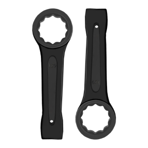 立伟铁牛敲击梅花扳手130mm/把