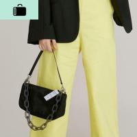 2020韩版新款法棍包女亚克力链条手拎包小众设计ins腋肩包潮NEW LAKE女士单肩包