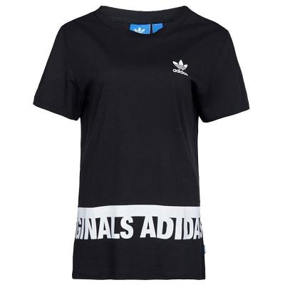 三叶草特卖-阿迪达斯女装T恤三叶草复古圆领短袖上衣BK2357Z