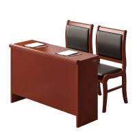 盛松林 书桌 140*50*75cm+2椅 套