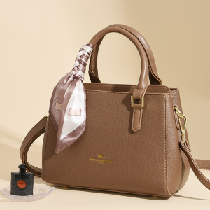 包包女新款高级感丝巾时尚手提包百搭通勤单肩包质感斜挎包包