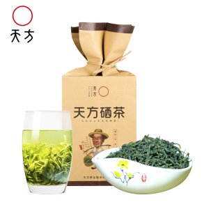 [中华特色]池州馆 2024春茶新茶天方茶叶硒茶绿茶 250g/袋 一级II雨前浓香耐泡型石台硒茶 华东