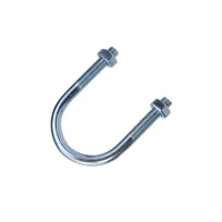 伟鹏双兴 镀锌U型螺丝管卡抱箍 DN100*M8 个