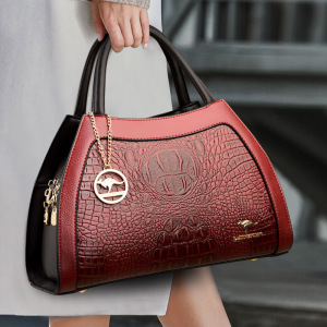 包包女包新款斜挎单肩包复古鳄鱼纹女士手提包女欧美