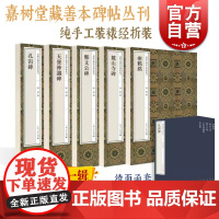 孔宙碑/天发神谶碑/郑文公碑/瘗鹤铭/麓山寺碑 嘉树堂藏善本碑帖丛刊书法篆刻隶书楷书行书篆书毛笔字临摹鉴赏字帖上海人民出