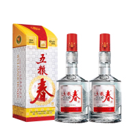 五粮液股份出品五粮春50度500mL*2瓶浓香型白酒盒装