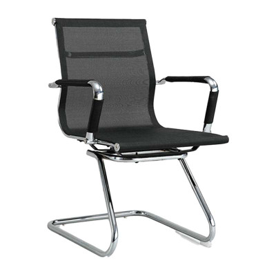 铭威盾员工电脑椅简约职员办公椅办公室时尚弓形座椅可升降靠背透气网椅