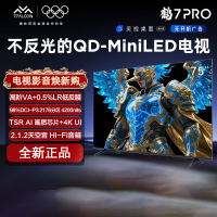 TCL 雷鸟鹤7 PRO 25款 75英寸 QD-MiniLED 0.5%LR低反膜 智能电视机75R795C