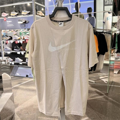 NIKE耐克短袖T恤运动休闲透气针织圆领女装FB8346-104 D