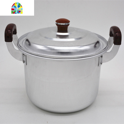 加高加厚型熟铝双层大容量蒸锅铝制汤锅老式铝锅五折特惠 FENGHOU (10-15人)特厚38cm+2个蒸片