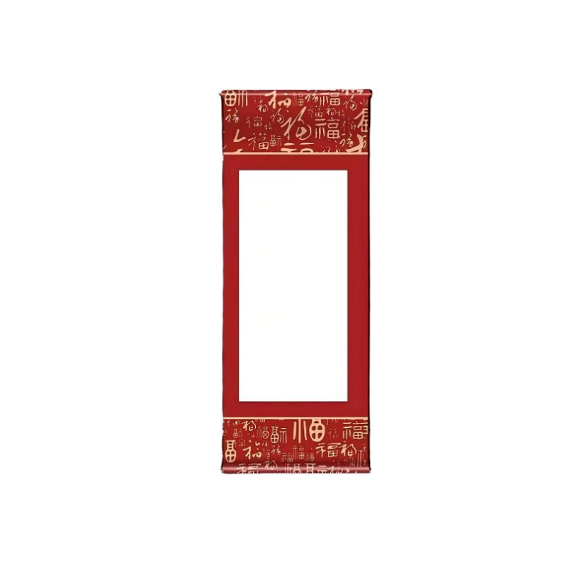 蓝壹合石 空白挂轴 中号22.5*60cm 十轴/组