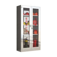 乙壬304不锈钢应急物资柜消防救援器材箱防护用品柜室外微型消防柜1800*900*400(加厚201材质)不含器材