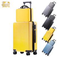 麒霁子母套装行李箱 黄色22英寸拉链款9201TC
