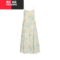 YIBUSHENG设计感小众无袖吊带连衣裙女季法式奶甜小个子温柔风碎花短裙子