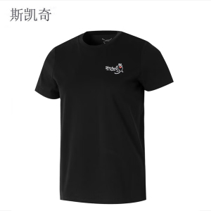 斯凯奇 女款黑色透气短袖 P225W302-03K8M 件