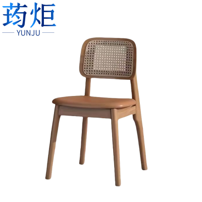 荺炬休闲椅软包面把