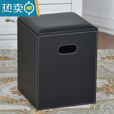 敬平皮质储物凳子 换鞋凳 收纳凳 可坐人 创意现代床尾凳