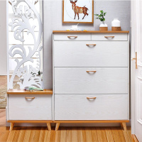 北欧式超薄翻斗鞋柜17cm多功能玄关家用简约现代厅柜经济型鞋架