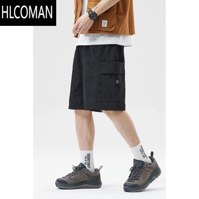 HLCOMAN 跑量款 多巴胺户外风 工装短裤休闲运动裤男女潮