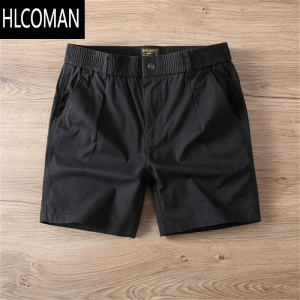 HLCOMAN日系复古夏季新款四分工装短裤男士休闲运动薄款弹力三分沙滩中裤