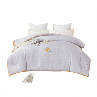 绵族世家(mianzushijia) MZSJ-X3183 200×230cm 蓬松透气加厚羊毛被 (单位:床) 淡紫色