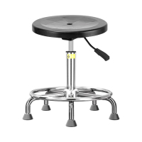 臻远ZY-7924防静电椅子车间流水线升降椅子 40-53cm(圈脚灰色脚杯)