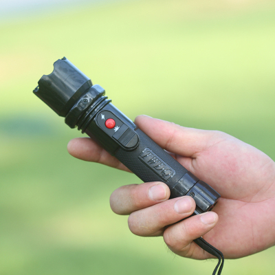 两用手电筒 户外电击器电棍电棒远射手电筒 充电筒电器 居家防护多