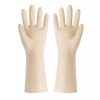 天富星 洗碗手套专用加绒冬季女厨房PVC防水清洁家务刷碗耐用型洗衣手套 双