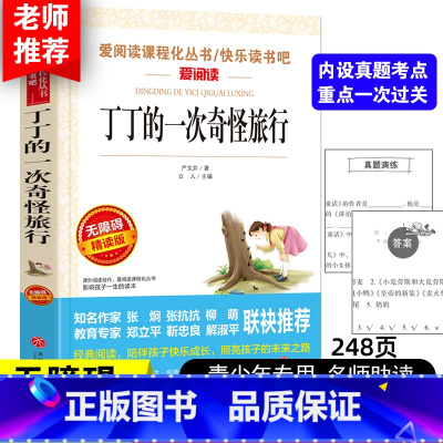 [任选4本30元]丁丁的一次奇怪旅行 [正版]严文井丁丁的一次奇怪旅行三四五六年级课外书必读老师原著爱阅读课程化丛书快乐