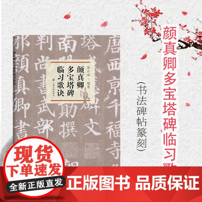 颜真卿多宝塔碑临习歌诀 梁永成 书法碑帖篆刻 楷书 上海书画出版社