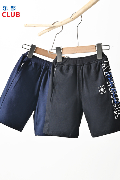 [1件3折]铅笔俱乐部童装2025夏装新款男小童裤子儿童中裤宝宝针织六分裤