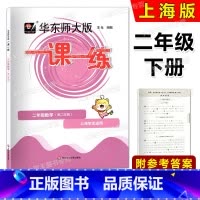 数学 二年级下 [正版]2024春 华东师大版一课一练 数学 二年级下册 一课一练二年级 2年级下册华师大一课一练 上海