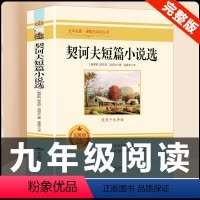 [配套人教版]契诃夫短篇小说选 [正版]九年级下册必读名著我是猫契诃夫短篇小说选格列佛游记围城原著全译本注释人民教育出版