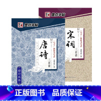 [正版]唐诗三百首楷行双体+宋词三百首 2册墨点字帖唐诗宋词楷书行书字帖高中学生成人入门古诗词诗歌钢笔练字帖硬笔字帖钢
