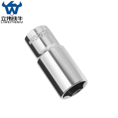 立伟铁牛3/8六角长套筒20mm/个