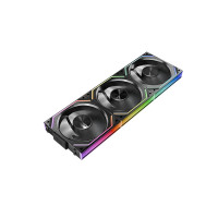 丛林豹星际积木V2 RS风扇拼接反叶12cm无限镜支持神光同步 PWM 调速白色机箱风扇ARGB机箱风扇[三只装]