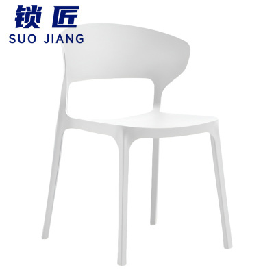 锁匠 塑料椅 白色 把