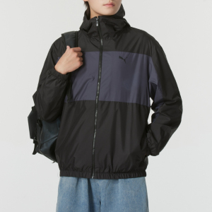 PUMA彪马男装新款运动服跑步训练服梭织夹克连帽外套684107-01 ZP