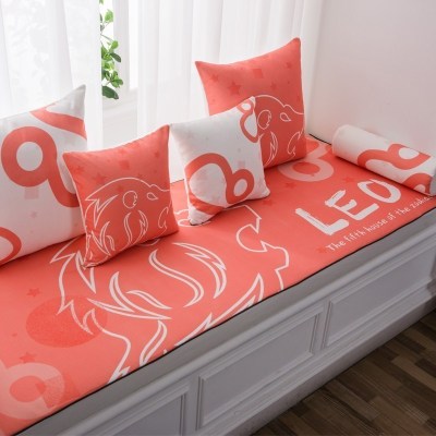 家柏饰(CORATED)北欧高密度乳胶飘窗垫窗台垫定做榻榻米阳台海绵垫沙发毯坐垫 狮子座 12cm飘窗垫