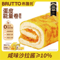 布鲁托蛋皮能量卷面包420g吐司早餐营养肉松蛋糕办公室充饥零食