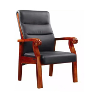 合祥源 会议椅皮质高靠背椅 600*500*1130mm (计价单位:张)