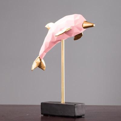 美帮汇欧式海豚情侣小摆件 创意家居房间装饰品实用新婚送闺蜜结婚