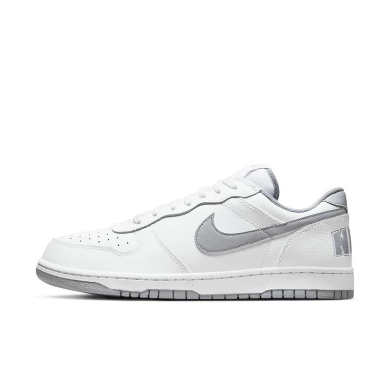耐克(NIKE)男士休闲板鞋夏季新款真皮拼接运动鞋小白鞋潮流百搭 s