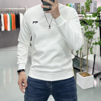 新款秋冬时尚套头卫衣高端欧货长袖圆领T恤打底衫上衣男装秋款潮i