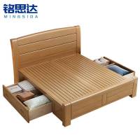 铭思达箱框储物床1.8米张